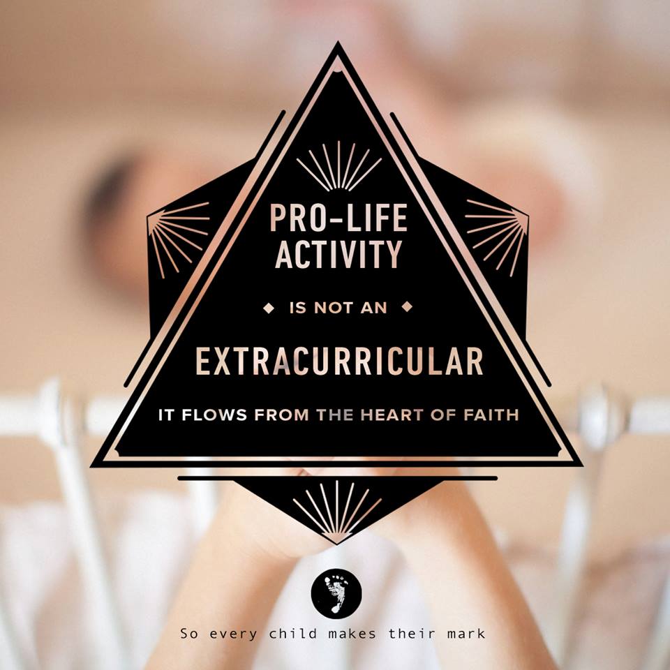 Pro-Life Activity Is Not An Extracurricular