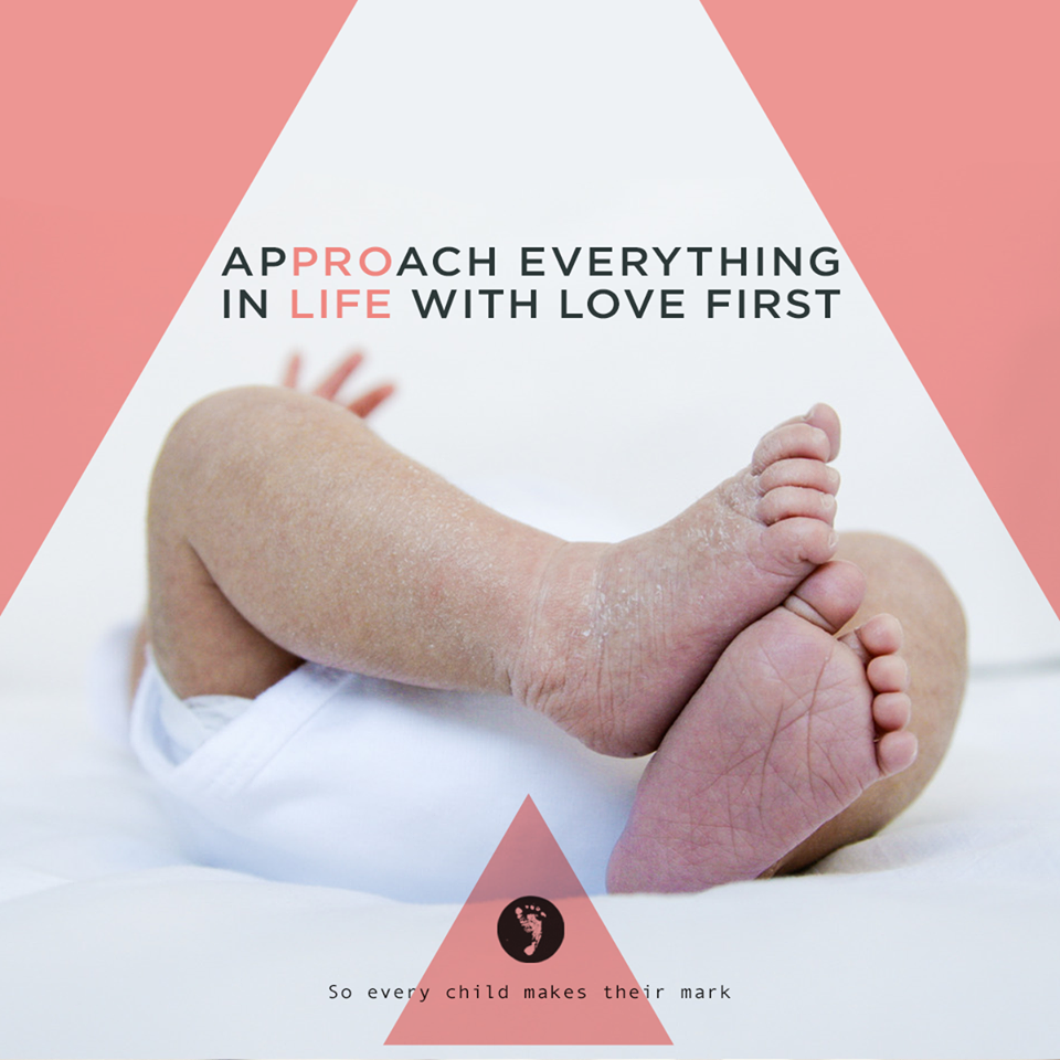 Approach everything in life with love first