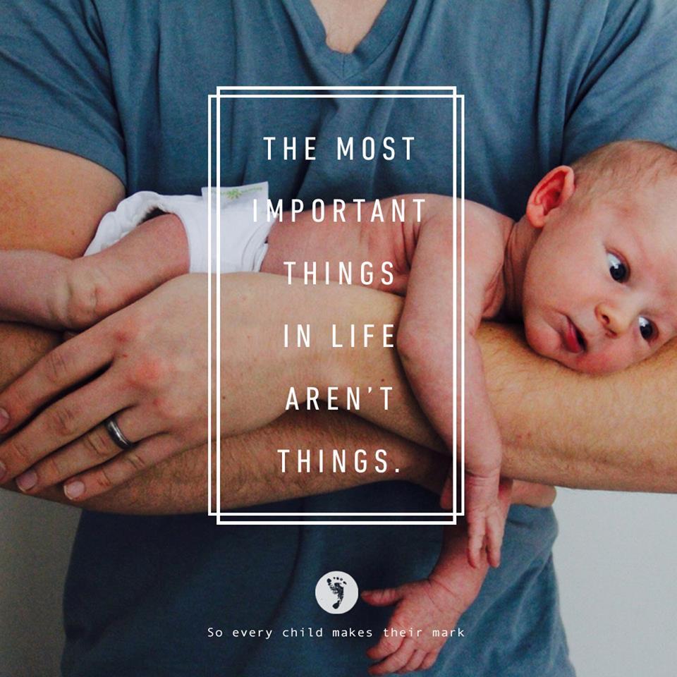 The most important things in life aren’t things