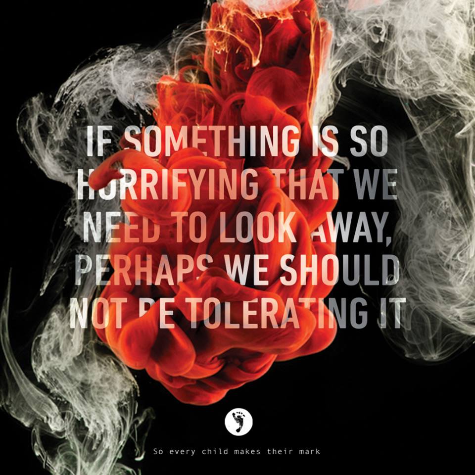 If Something Is So Horrifying We Need To Look Away, We Should Not Be Tolerating It!