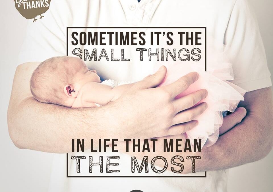 Sometimes It’s the Small Things