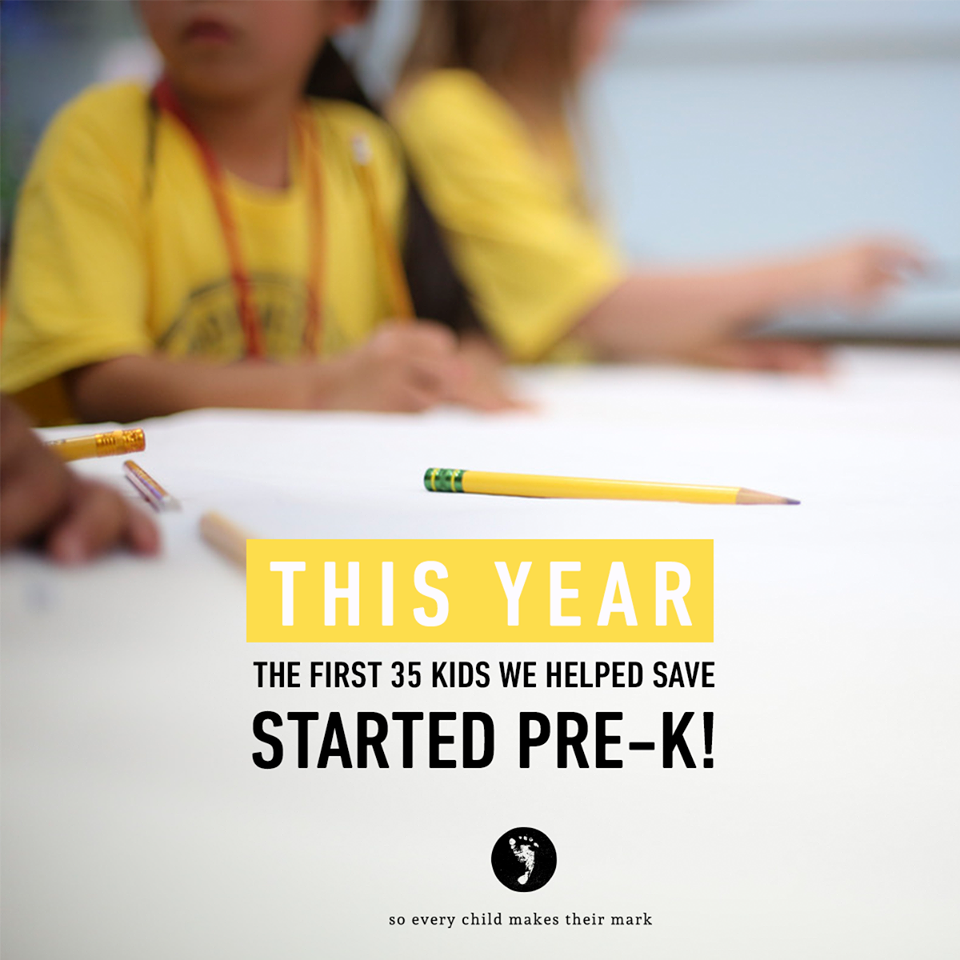 THIS YEAR The First 35 Kids We Helped Save Started Pre-K!