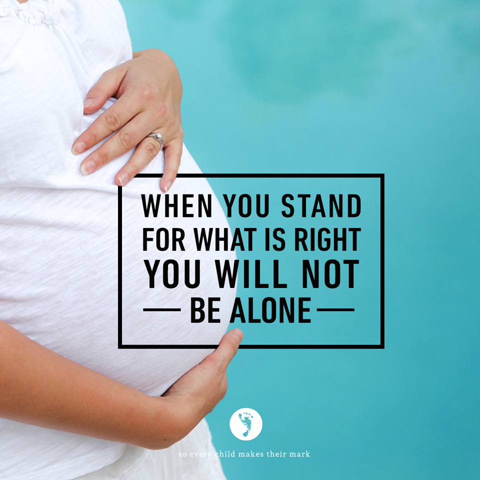When You Stand For What Is Right You WILL NOT Be Alone!