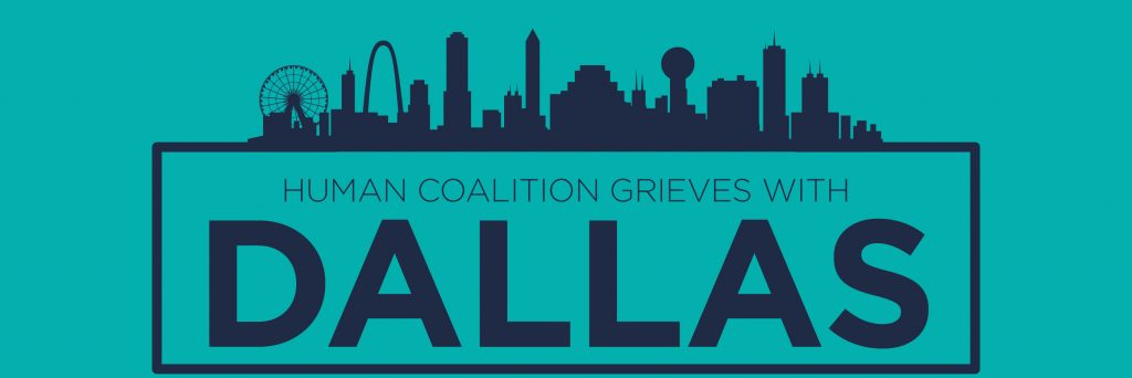 Human Coalition Grieves with Dallas