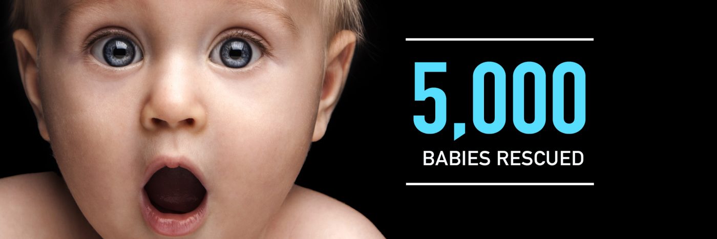 5,000 Babies Rescued!